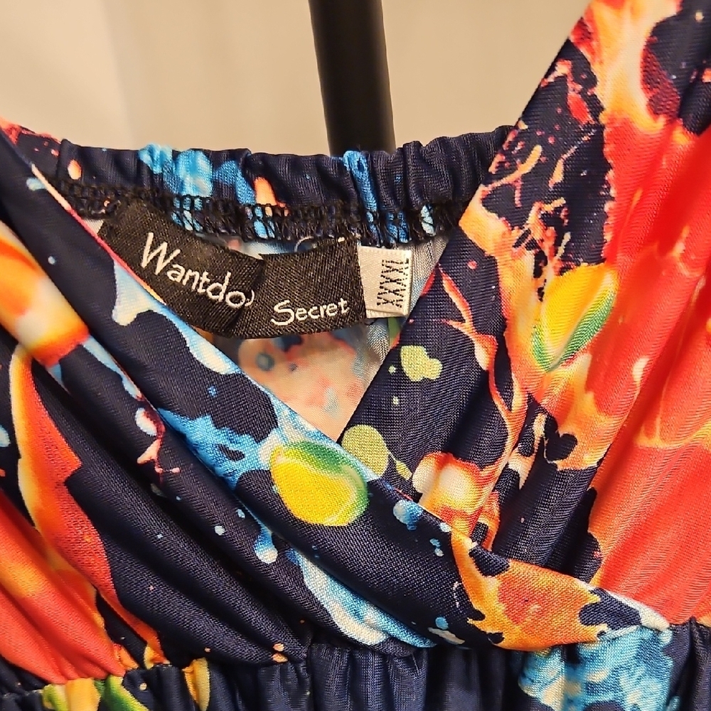 Colorful Abstract Maxi Dress - Picture 3 of 5